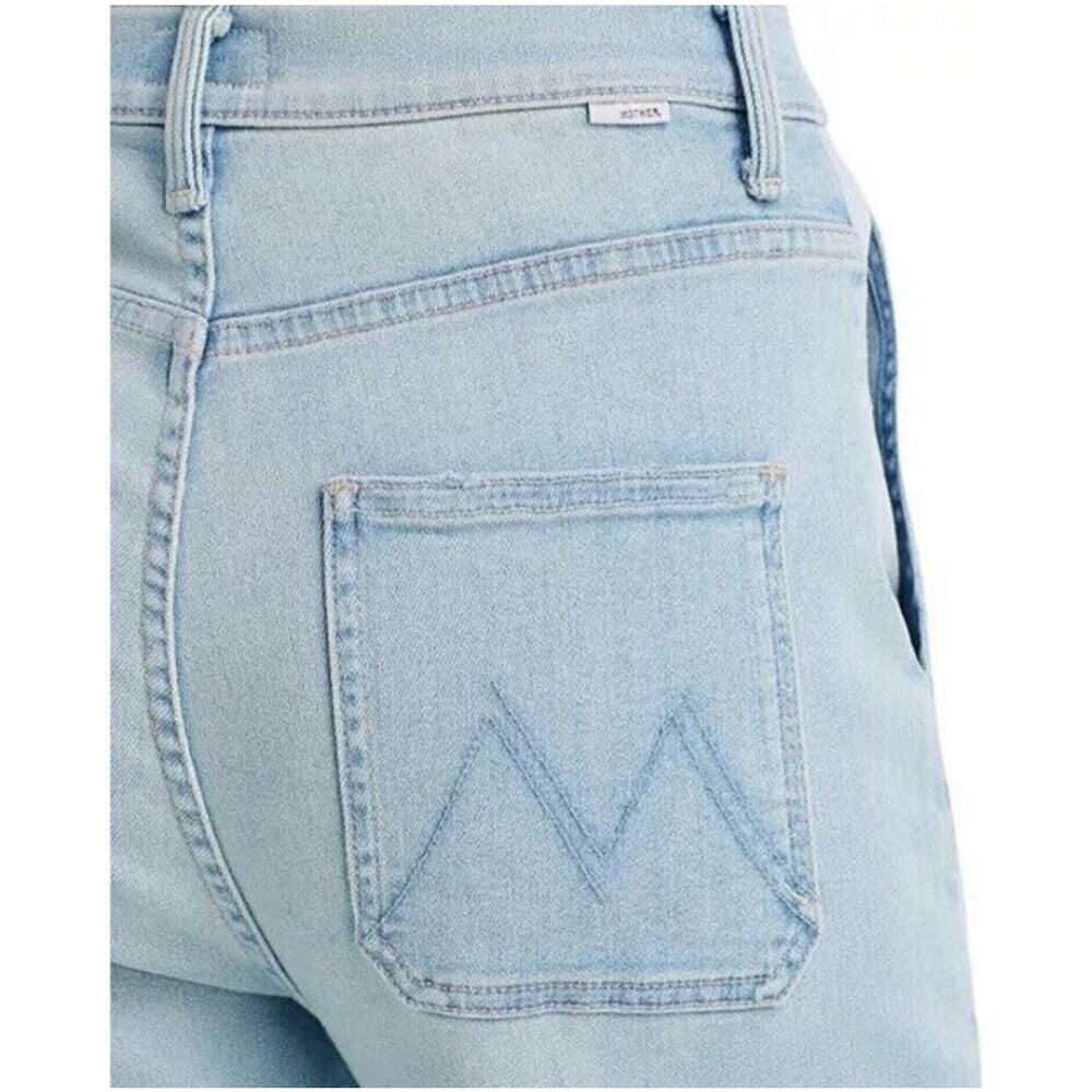 Mother Denim Women's The Wrapper Patch Springy Ankle Jeans Chill Pill Size 26 - Picture 5 of 16